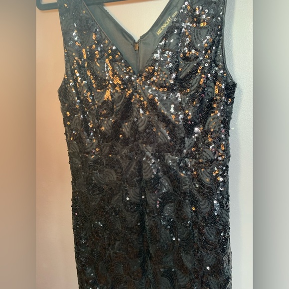 Black Sequin Cocktail Dress 🖤 Brand New (No Tags) - Picture 2 of 5